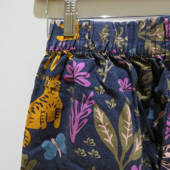 PRINCESS HIGHWAY X MODCLOTH Linen Blend Tiger Print Cropped Pull On Pants Size S - Picture 11 of 13